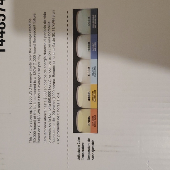 LED FLUSHMOUNT CEILING FIXTURE - Picture 7 of 7